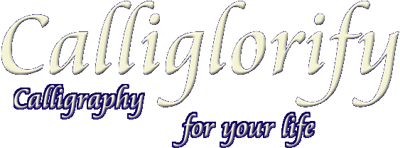 Calliglorify: Calligraphy for your life